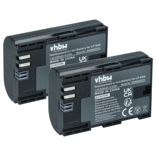 Batteria per canon eos 5ds - 2x,