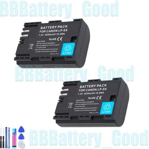 Batteria per canon e6 - 2x,