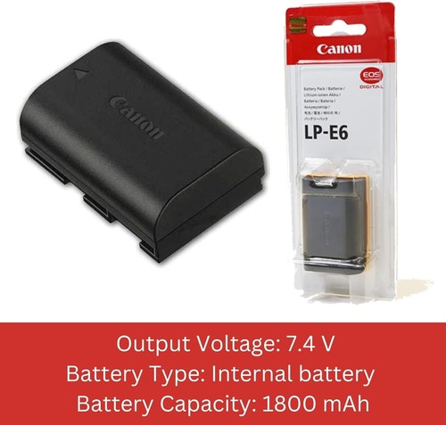 Batterie canon lpe6 e6 - batterie,
