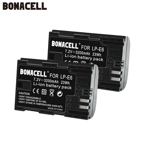 3200mah batteria per - lp-e6,